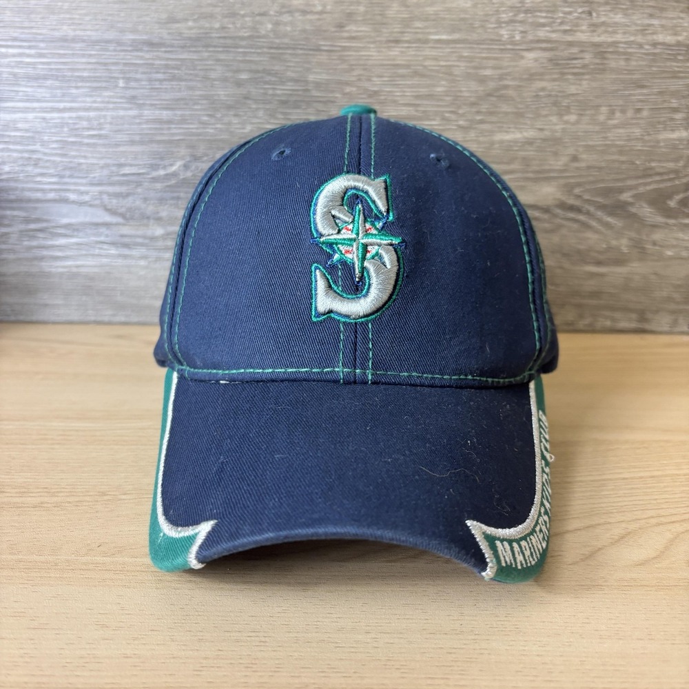 Seattle Mariners Hat Cap Strap Back Adult Size MLB Baseball Kids Club